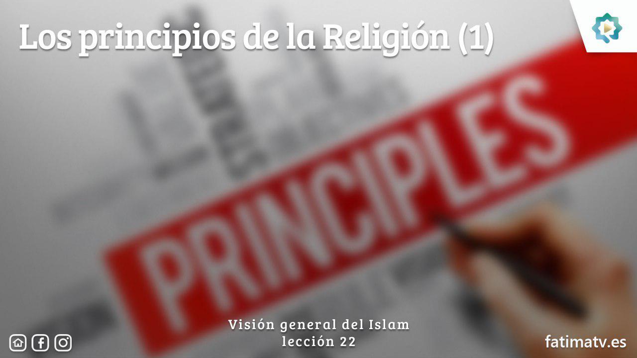 Los principios de la Religión (1)