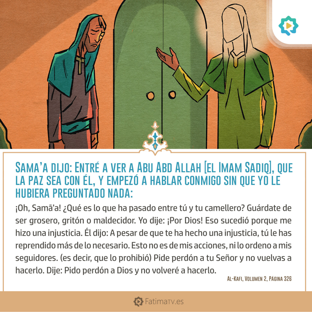 Un consejo sobre el buen comportamiento y el perdón